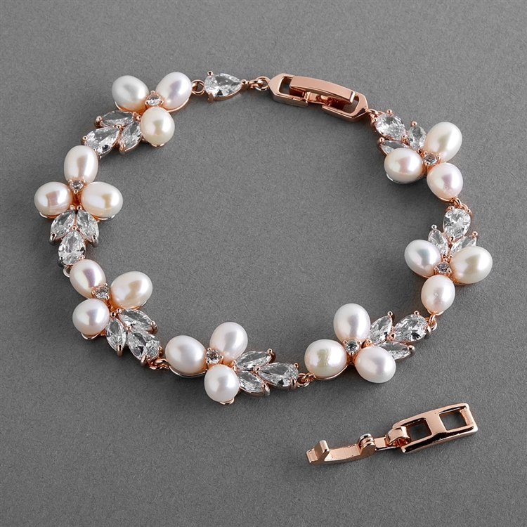 Sterling Silver Pink Pearl Bracelet for Babies and Little Girls – Cherished  Moments Jewelry