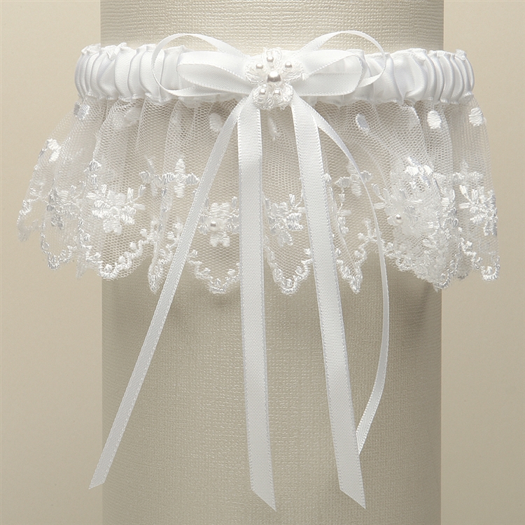 Wholesale Vintage Irish Lace Inspired Wedding Garter - Mariell Bridal  Jewelry & Wedding Accessories